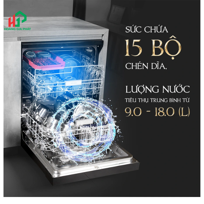Máy rửa chén độc lập Malloca MDW155035TD BÀ RỊA- VŨNG TÀU