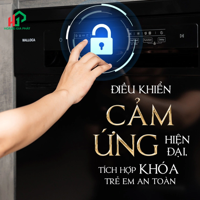 Máy rửa chén độc lập Malloca MDW155035TD BÀ RỊA- VŨNG TÀU