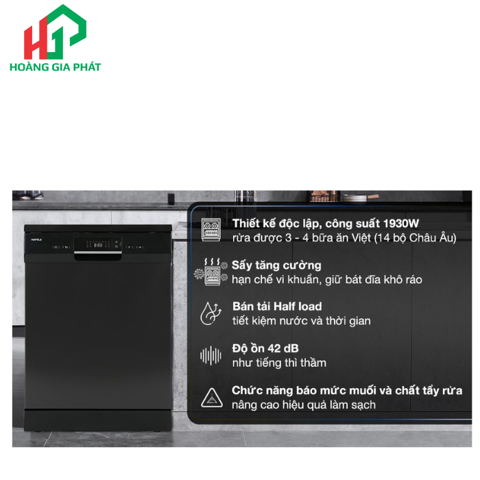 Máy rửa chén độc lập Hafele 538.21.310