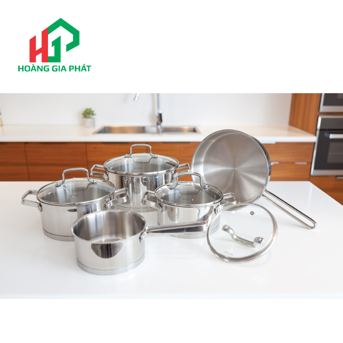 Bộ nồi inox 9 món MALLOCA SA-1503