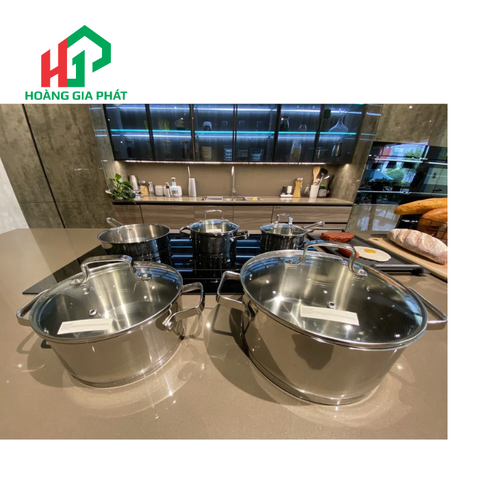 Bộ nồi inox 9 món MALLOCA SA-1503