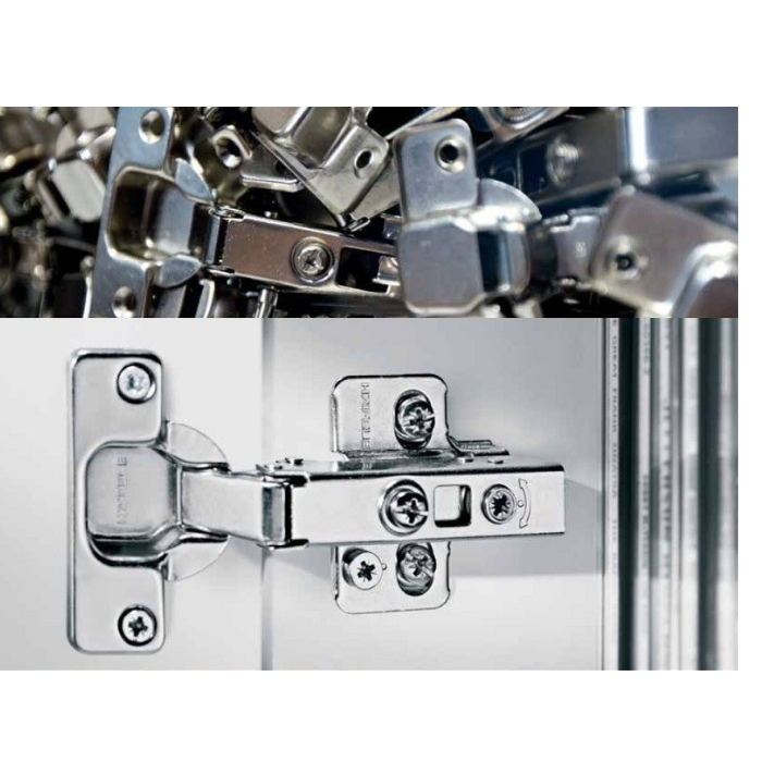 Bản lề Hafele giảm chấn - Lắp trùm nửa 315.11.751