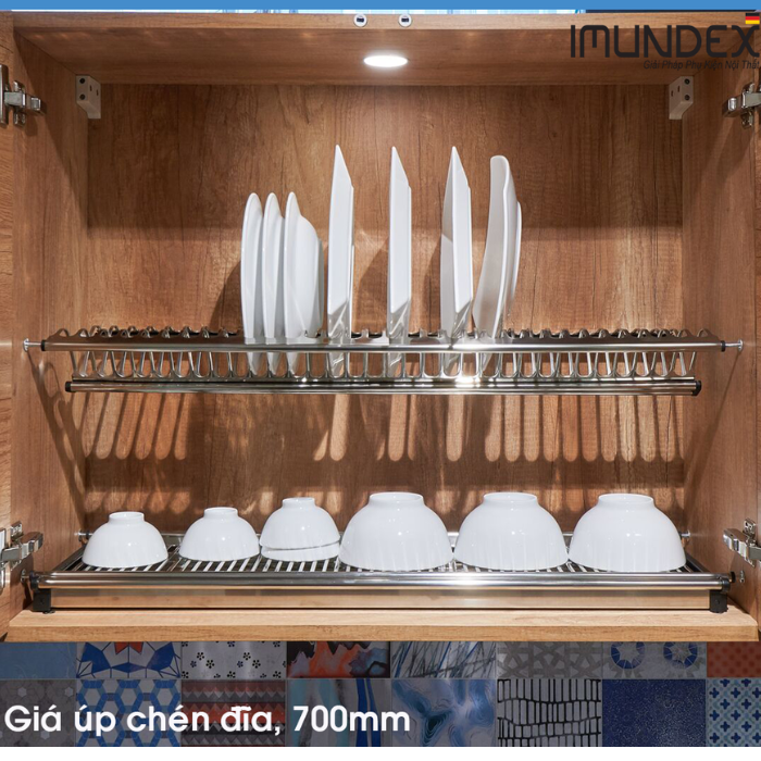 Giá Úp Chén Đĩa 700mm Imundex 7804101