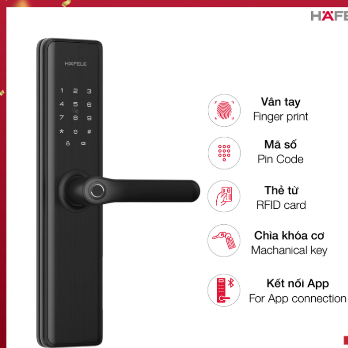 Khóa Điện Tử DL7600 Hafele 912.20.237