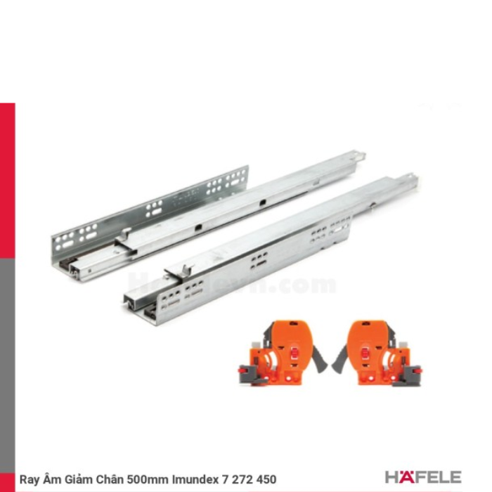 Ray âm giảm chấn toàn phần_L 500mm 7272450