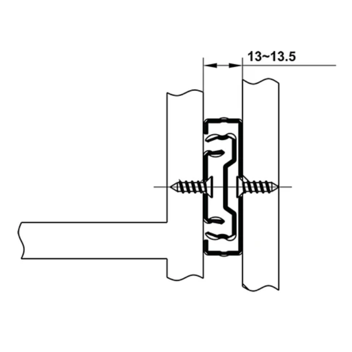 Ray bi Hafele 494.02.062 350 mm- 30 kg