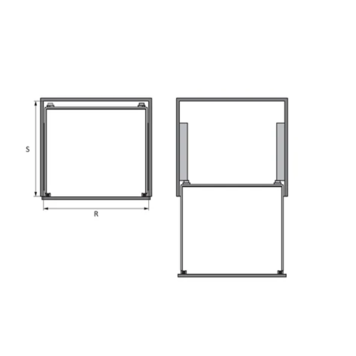 Bộ rổ chén đĩa Hafele 549.08.013 800mm