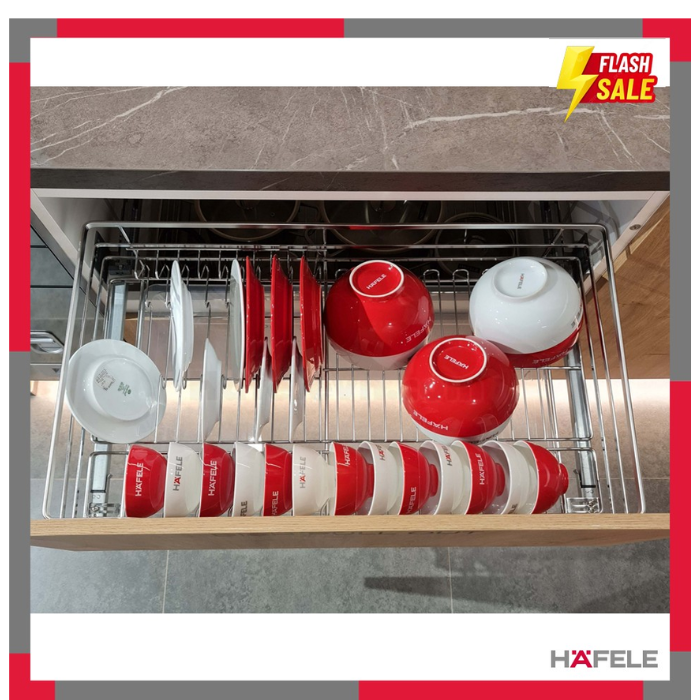 Bộ rổ chén đĩa Hafele 549.08.153 800mm