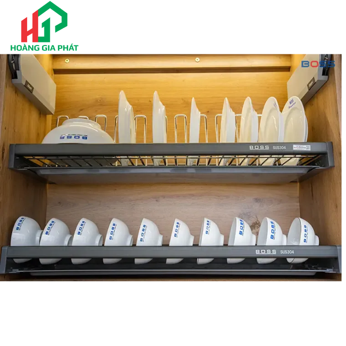 Giá Bát Đĩa Cố Định Nan Oval BOSS -BNVIP 8617