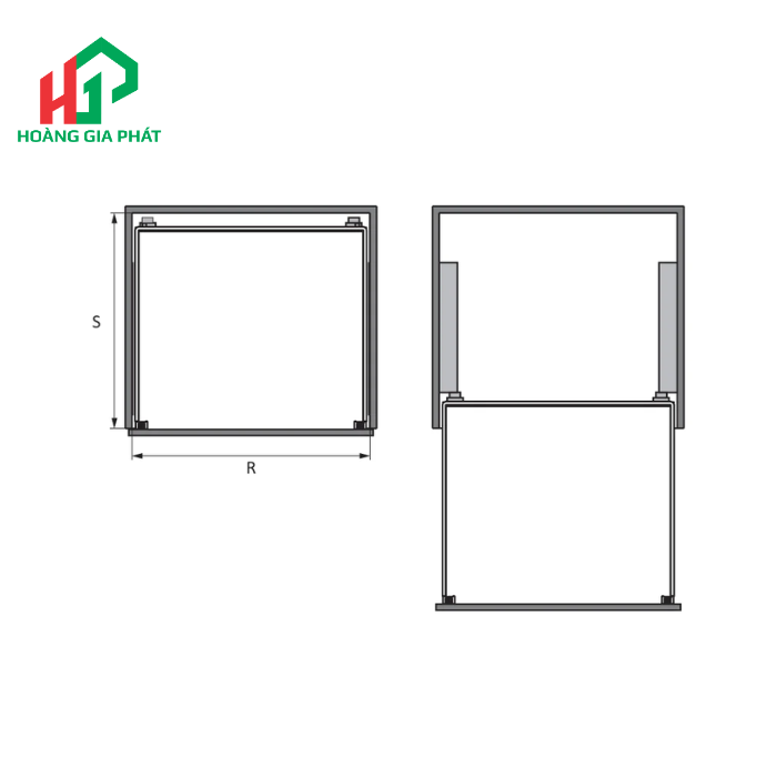 Rổ bát đĩa Hafele 549.08.013 - 800mm