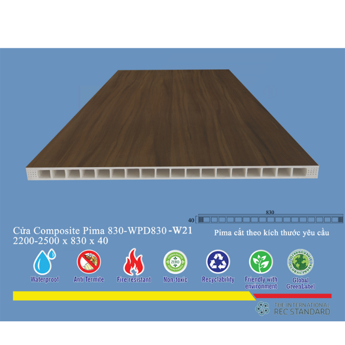 Phôi cửa bộ Pima 83022_ W21