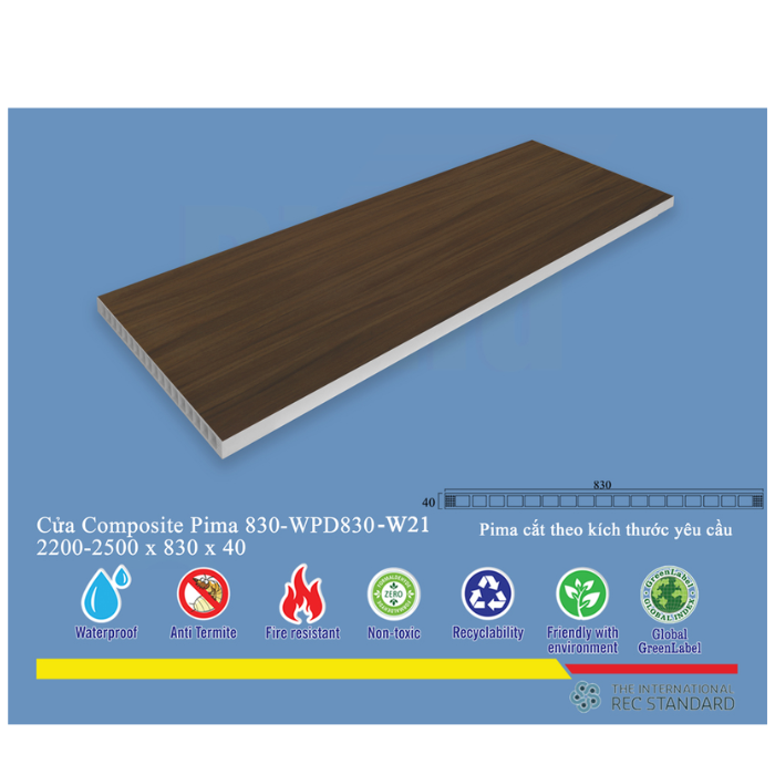 Phôi cửa bộ Pima 83022_ W21