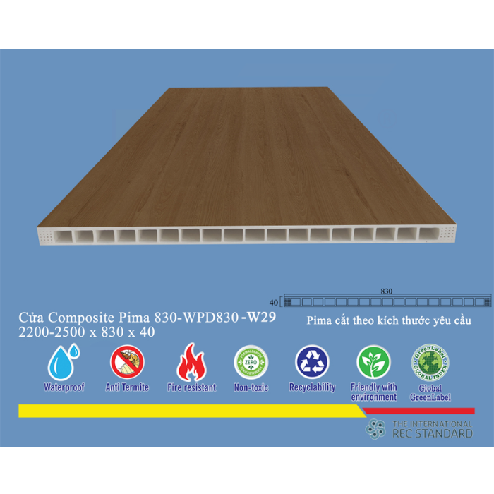  Phôi cửa bộ Pima 83022_ W29