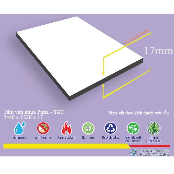  Tấm Pima SGT 17 Than tre ( 3 Lớp )