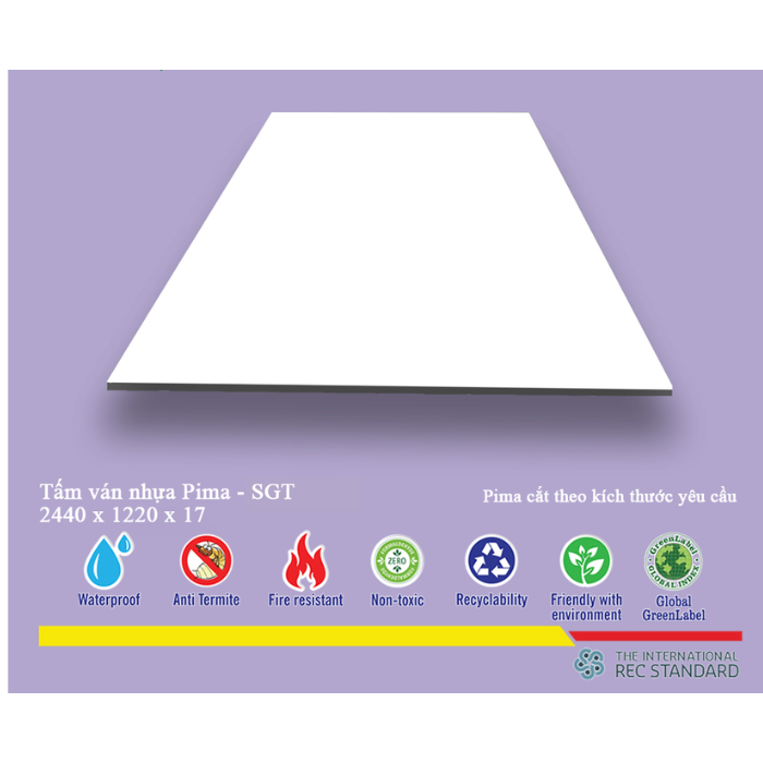  Tấm Pima SGT 17 Than tre ( 3 Lớp )