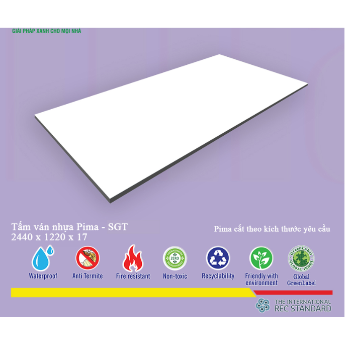  Tấm Pima SGT 17 Than tre ( 3 Lớp )