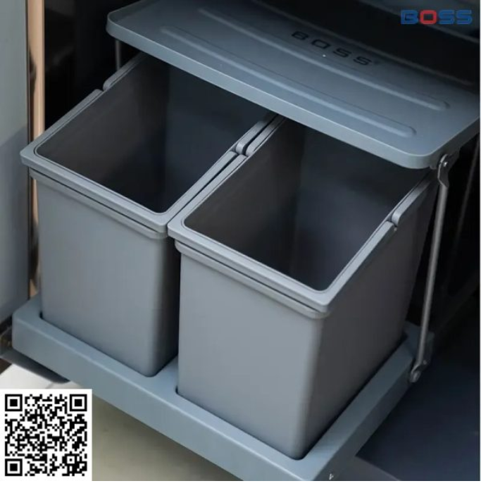 Thùng Rác Đôi BOSS -BRD-400