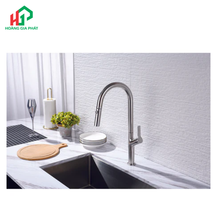 Vòi bếp Hafele 570.85.046 MÀU TITAN