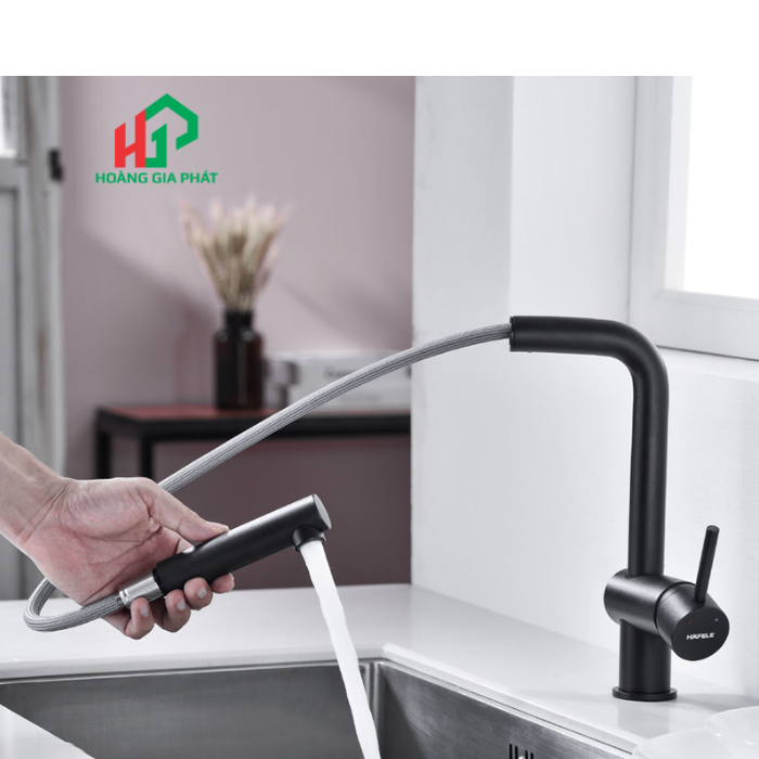 Vòi bếp Hafele 577.55.390 MÀU ĐEN