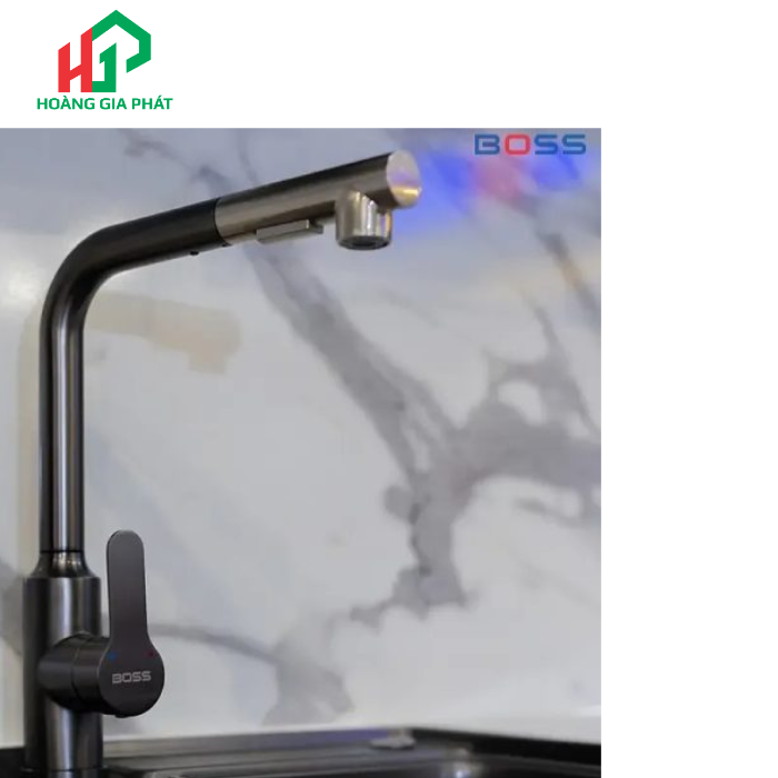 Vòi Dây Rút Mạ Nano BOSS BN622