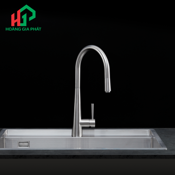 Vòi rửa chén dây rút MALLOCA K095-SS