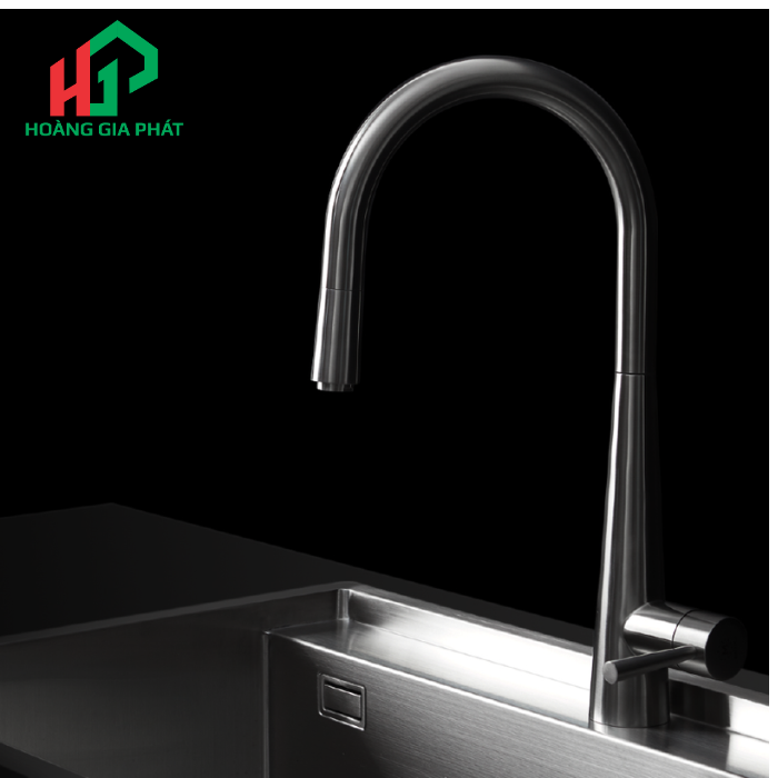 Vòi rửa chén dây rút MALLOCA K095-SS