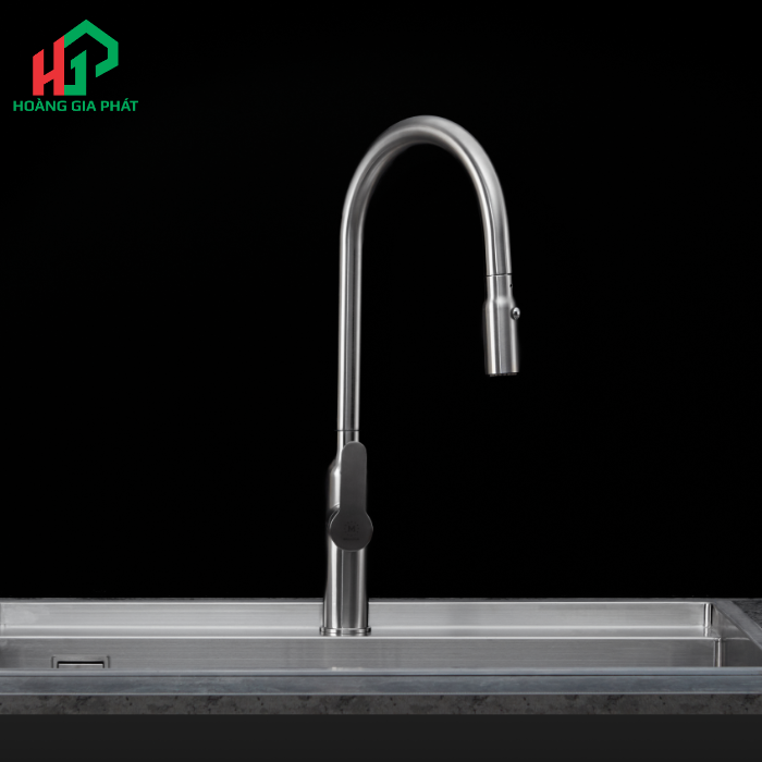 Vòi rửa chén nóng lạnh MALLOCA K046-SS